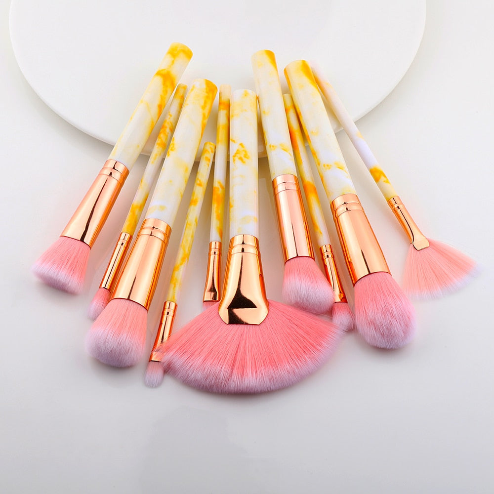 15 piece makeup brush set