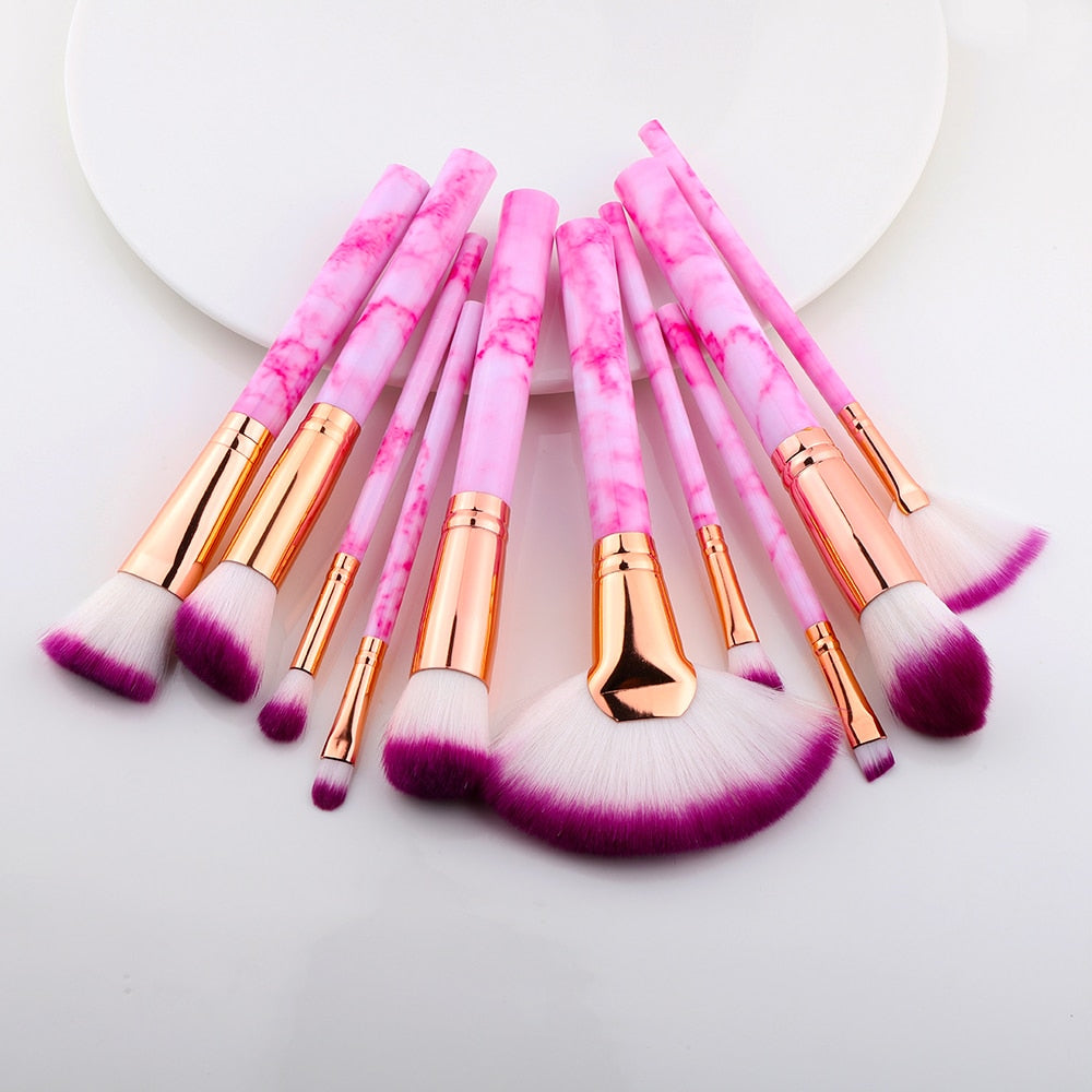 15 piece makeup brush set