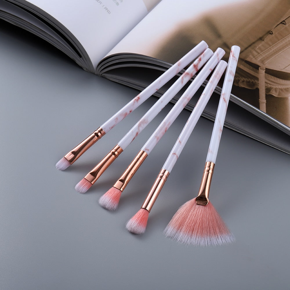 15 piece makeup brush set