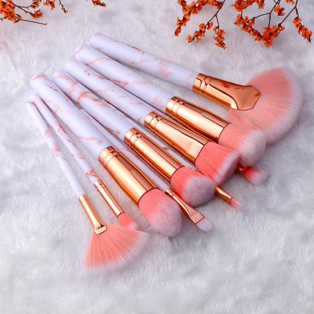 15 piece makeup brush set