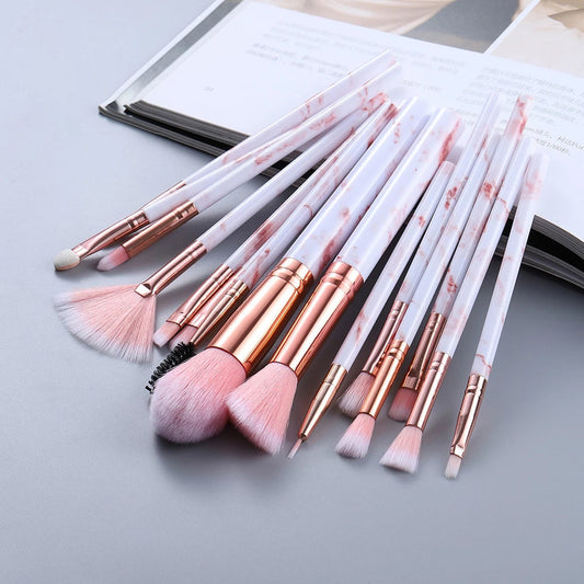 15 piece makeup brush set